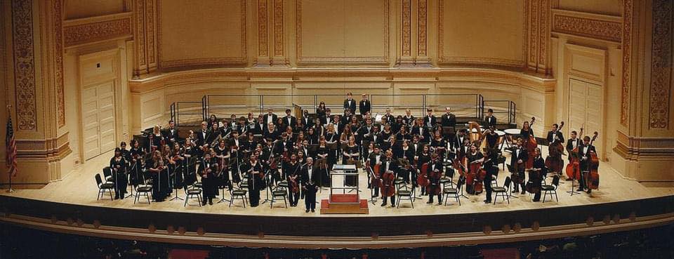 Carnegie Hall Stage with CYS Performers